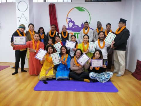 200 hour yoga teacher training non-residential graduation ceremony.