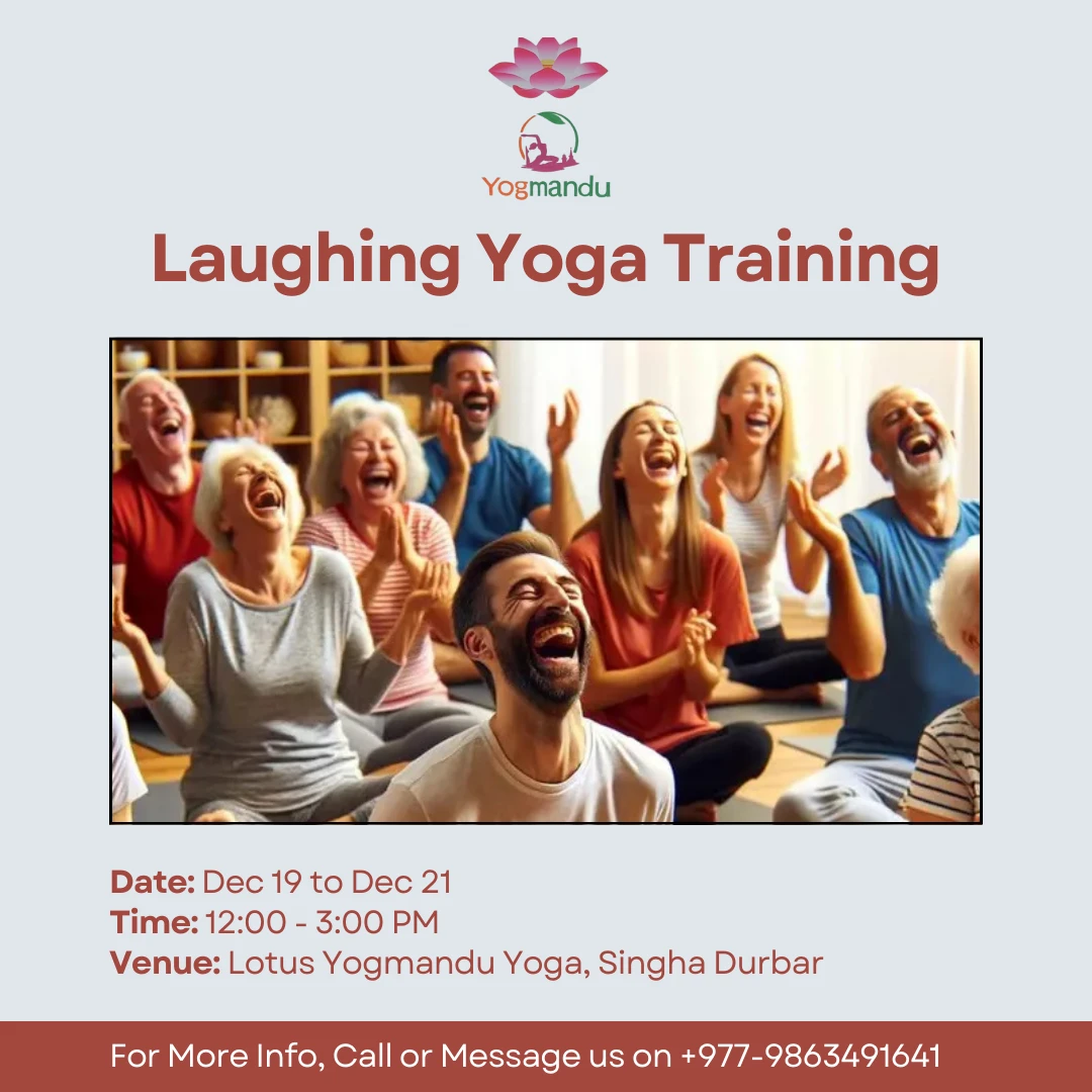 Laughter Yoga Training at Lotus Yogmandu Yoga.